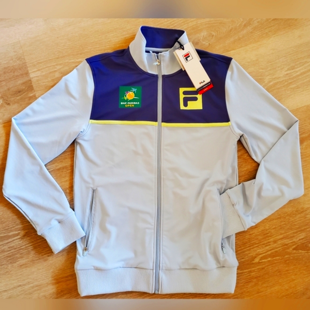 FILA BNP Paribas Women's Official Ball Person Warm-Up Jacket XS - NWT